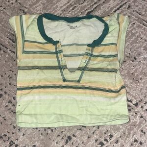 Go for gold crop top